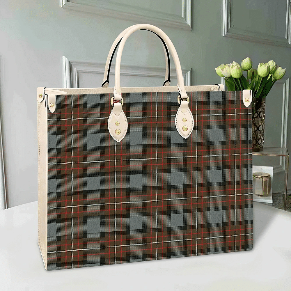 Fergusson Weathered Tartan Leather Bag