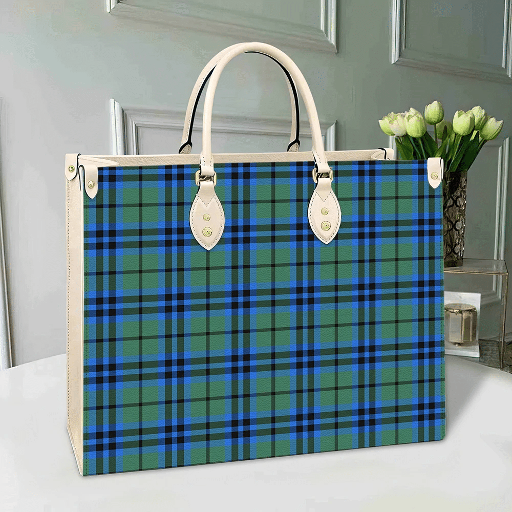 Falconer Tartan Leather Bag