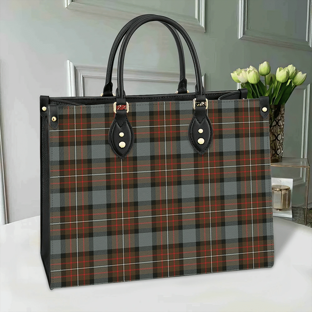 Fergusson Weathered Tartan Leather Bag