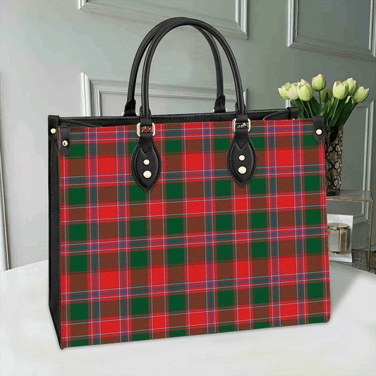 Dalziel Modern Tartan Leather Bag