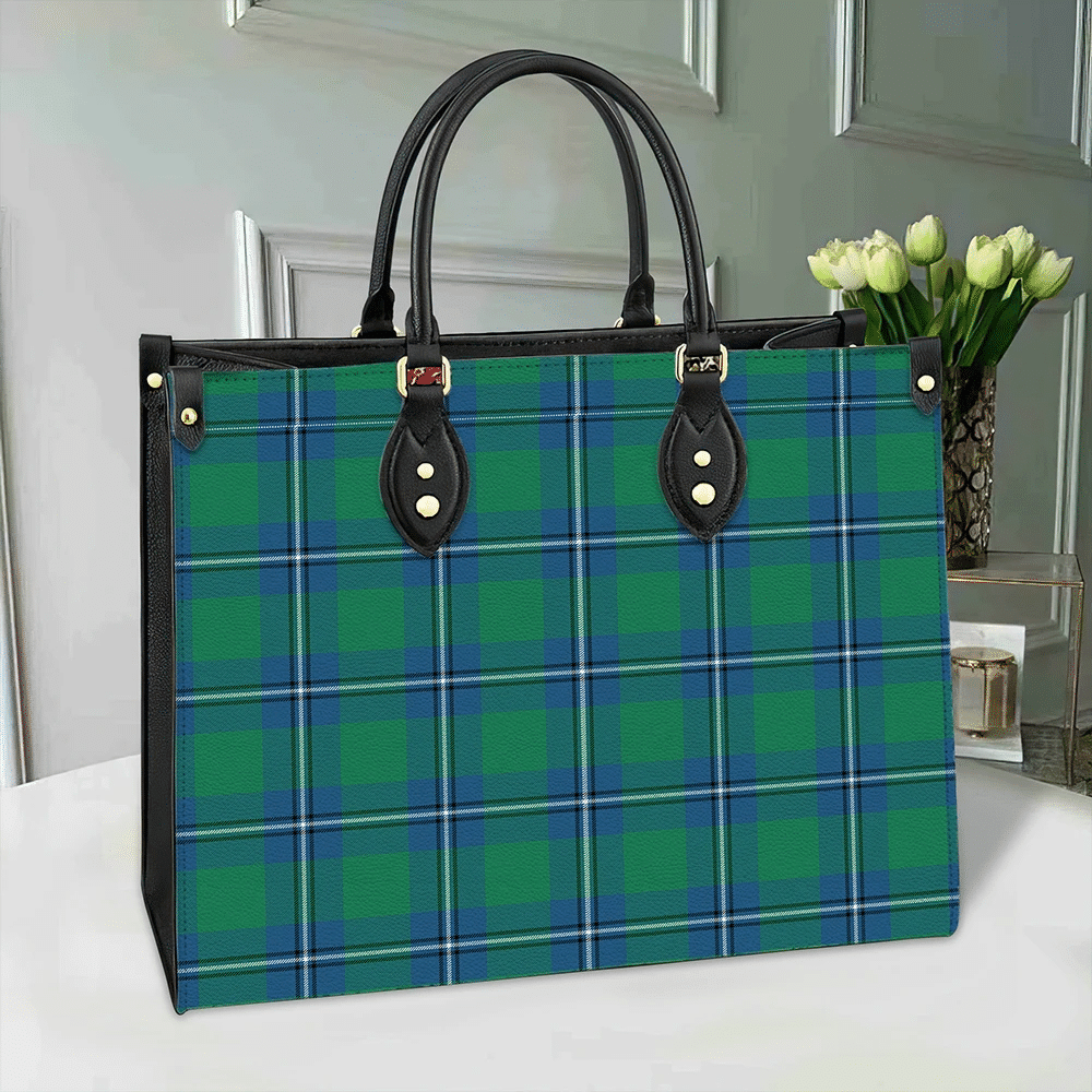 Irvine Ancient Tartan Leather Bag