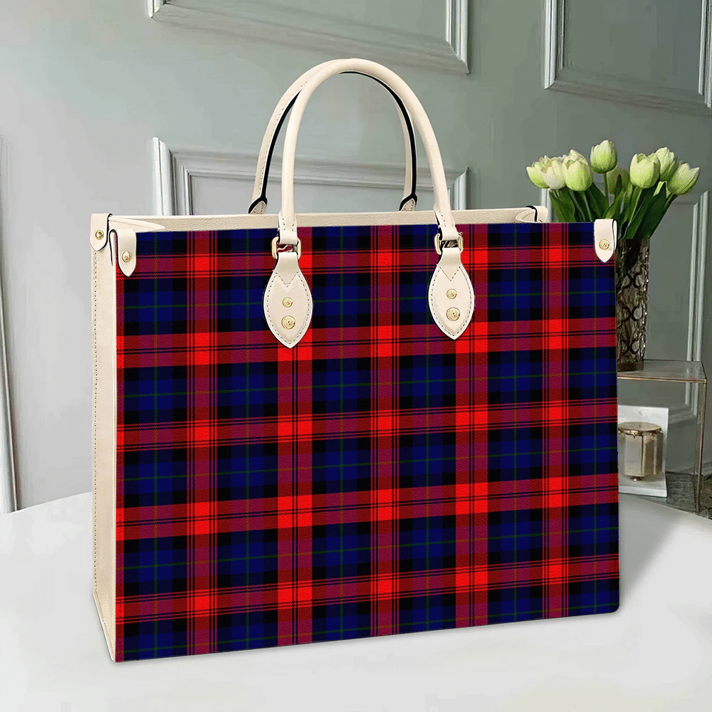 MacLachlan Modern Tartan Leather Bag