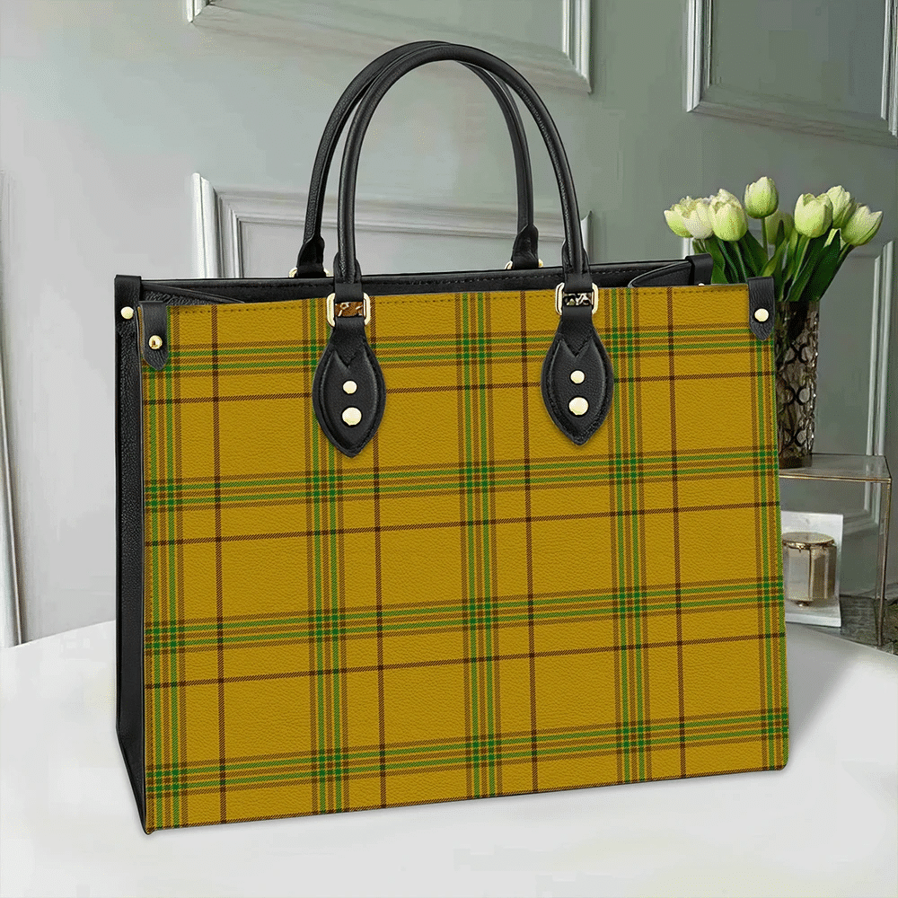 Houston Tartan Leather Bag