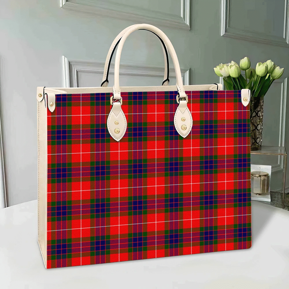 Fraser Modern Tartan Leather Bag