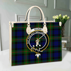 Gunn Modern Tartan Crest Leather Bag