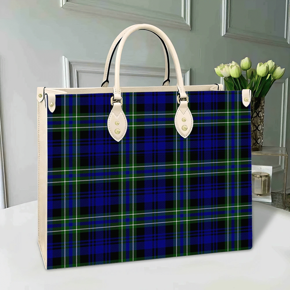 Arbuthnot Modern Tartan Leather Bag