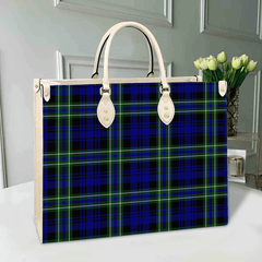 Arbuthnot Modern Tartan Leather Bag