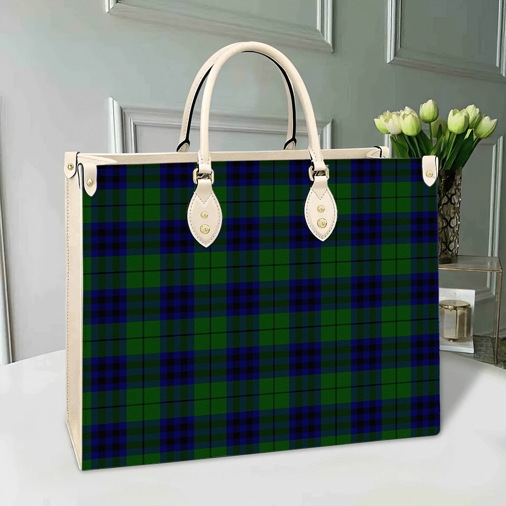 Keith Modern Tartan Leather Bag