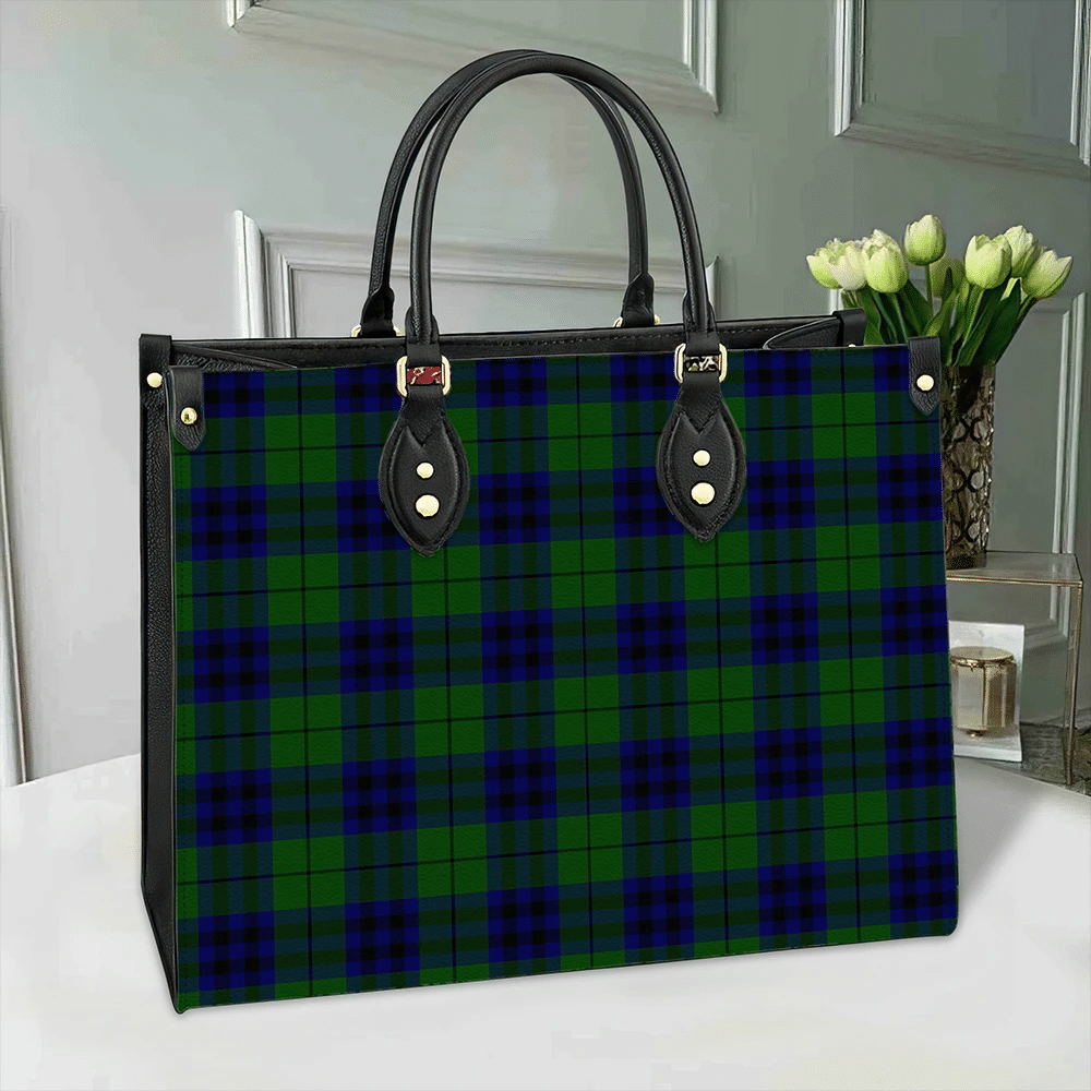 Keith Modern Tartan Leather Bag