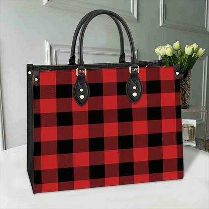 Rob Roy MacGregor Modern Tartan Leather Bag