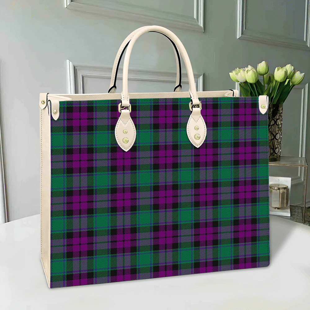 MacArthur  Milton Tartan Leather Bag