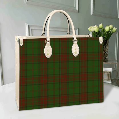 Maxwell Hunting Tartan Leather Bag