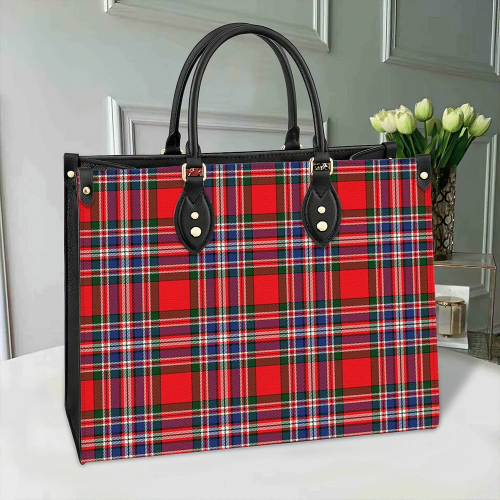 MacFarlane Modern Tartan Leather Bag