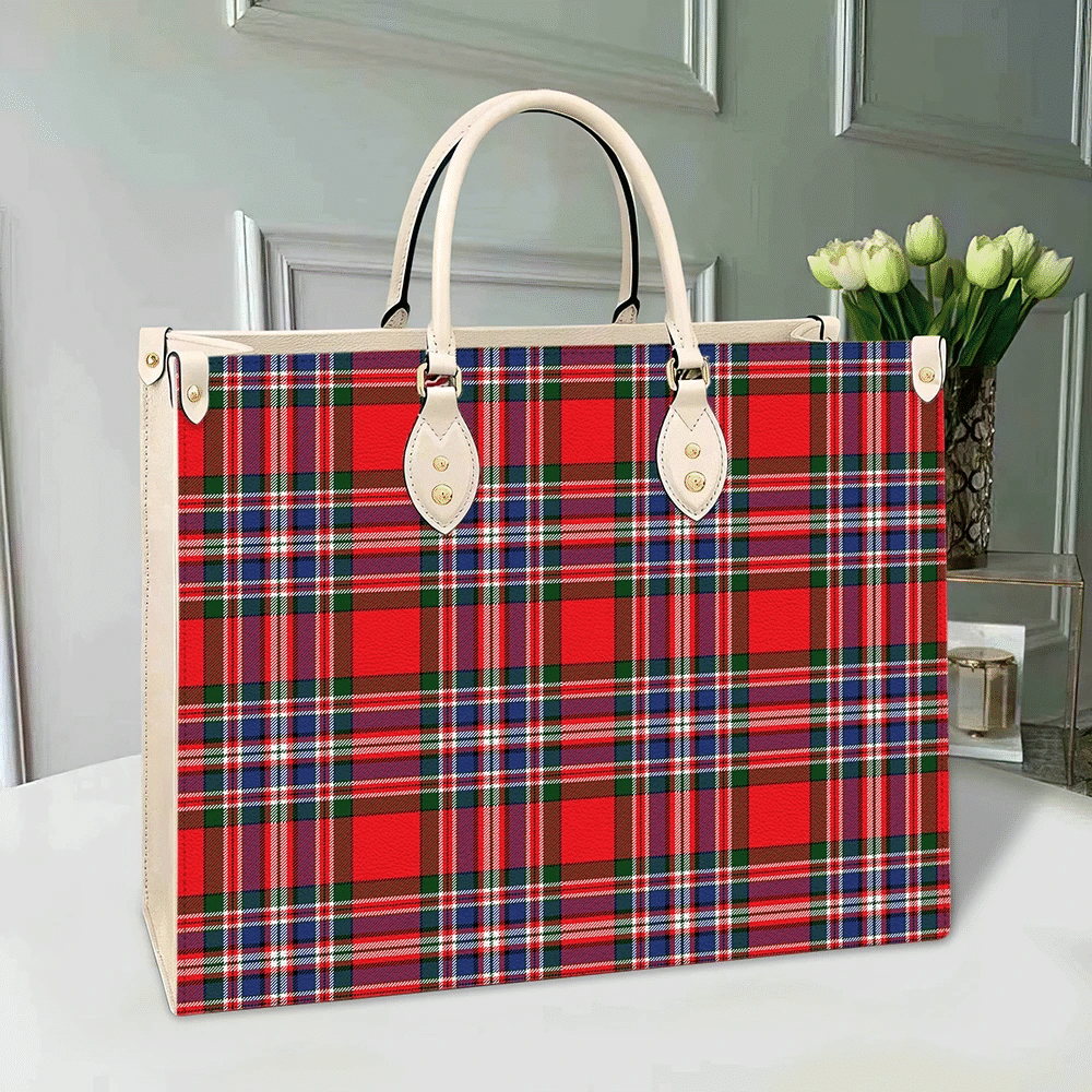 MacFarlane Modern Tartan Leather Bag