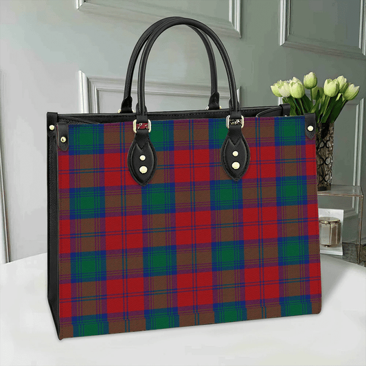 Lindsay Modern Tartan Leather Bag