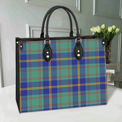 US Marine Tartan Leather Bag