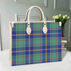 US Marine Tartan Leather Bag