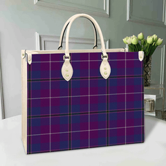 Pride of Glencoe Tartan Leather Bag