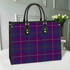 Pride of Glencoe Tartan Leather Bag