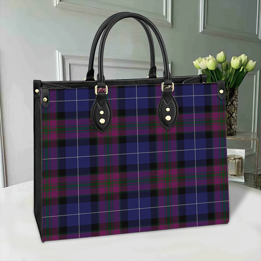 Pride of Scotland Tartan Leather Bag