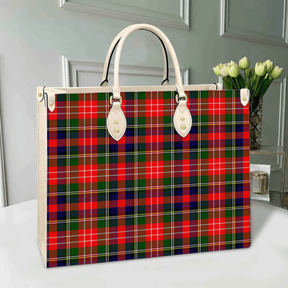 Christie Tartan Leather Bag