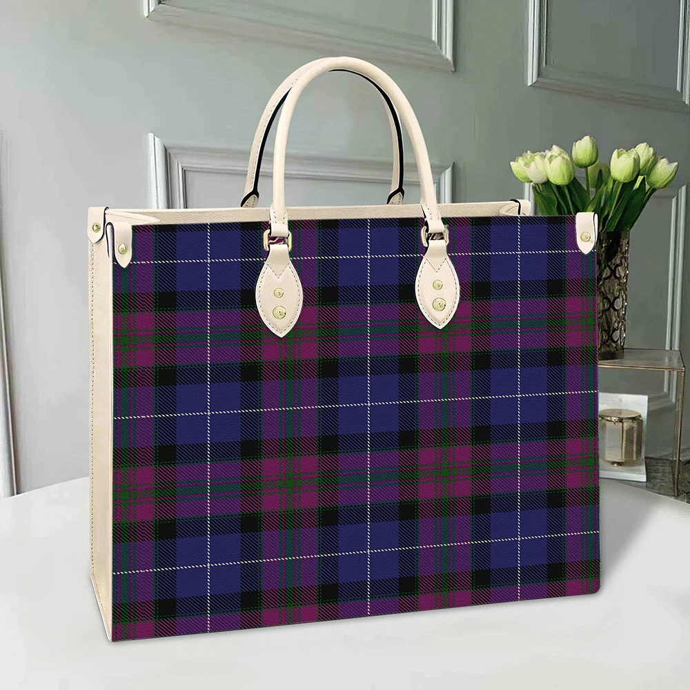 Pride of Scotland Tartan Leather Bag