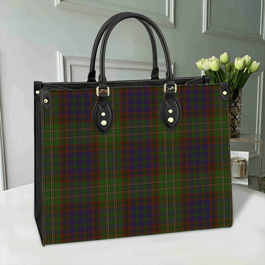 Cunningham Hunting Modern Tartan Leather Bag