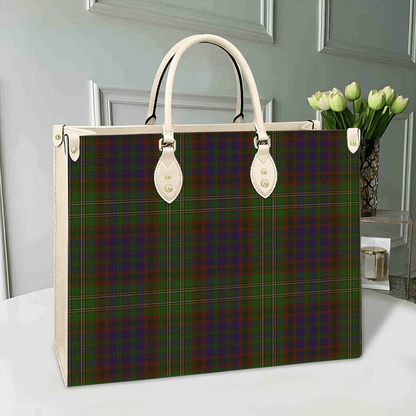 Cunningham Hunting Modern Tartan Leather Bag