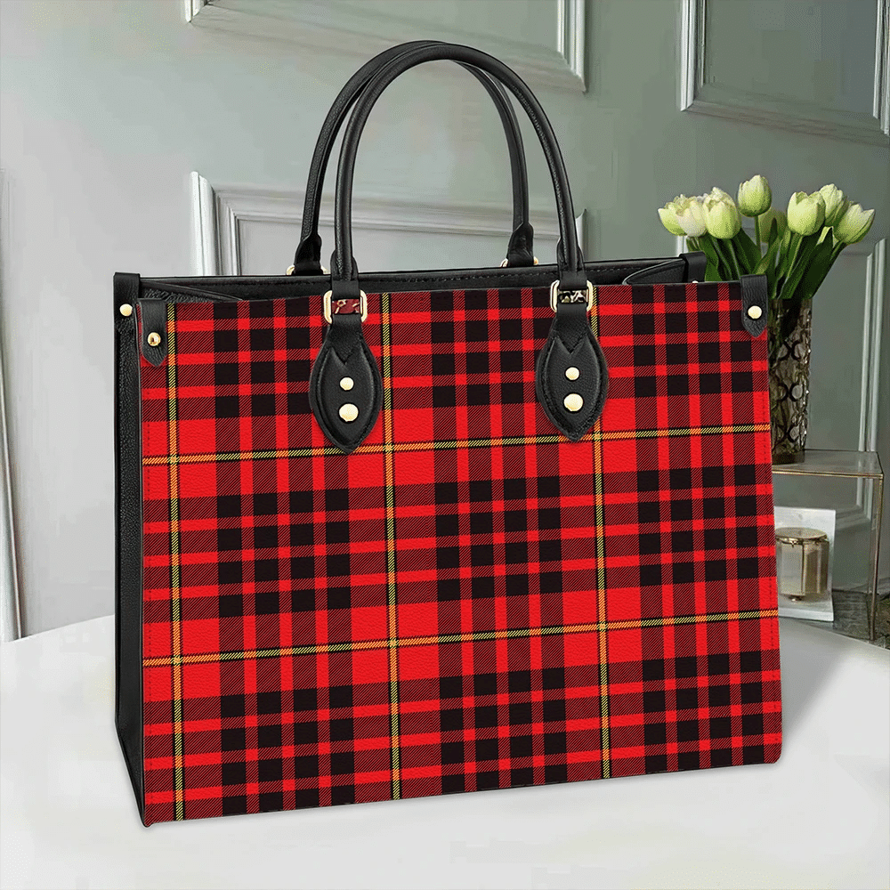 MacIan Tartan Leather Bag