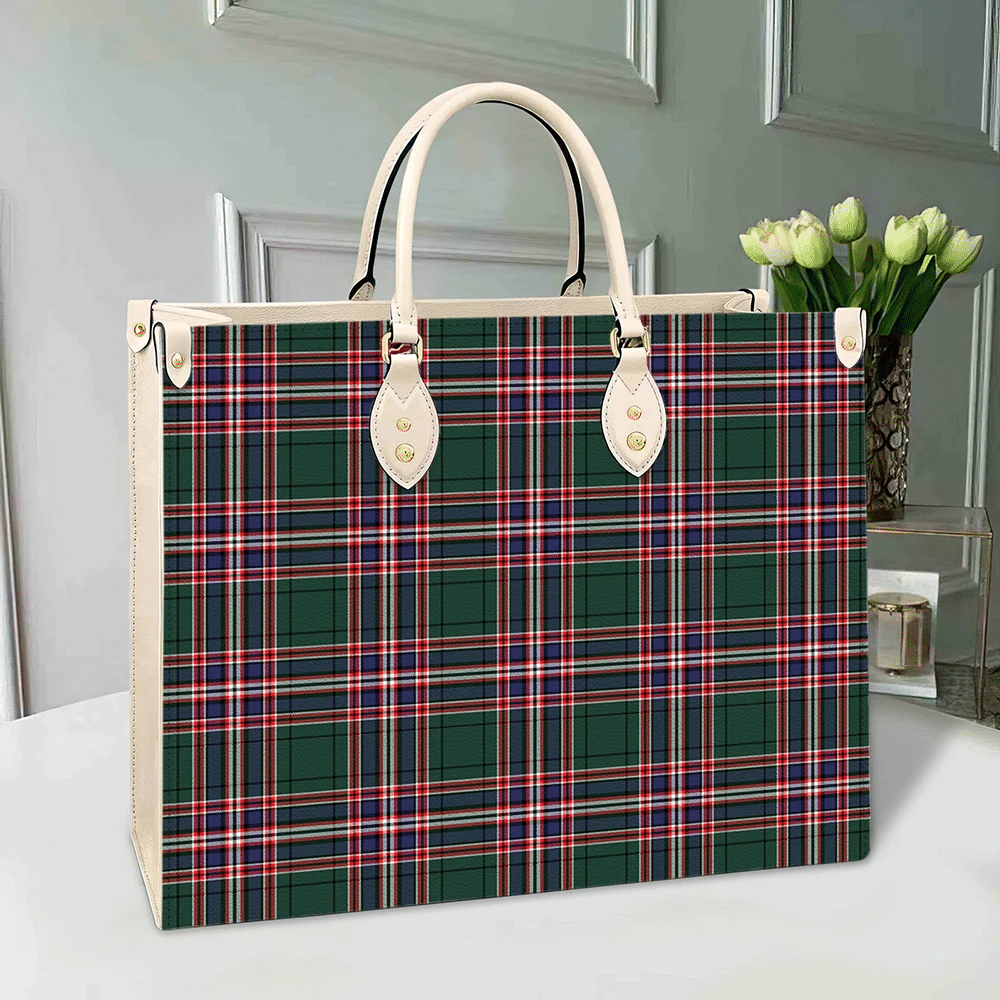 MacFarlane Hunting Modern Tartan Leather Bag