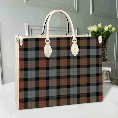 Gunn Weathered Tartan Leather Bag