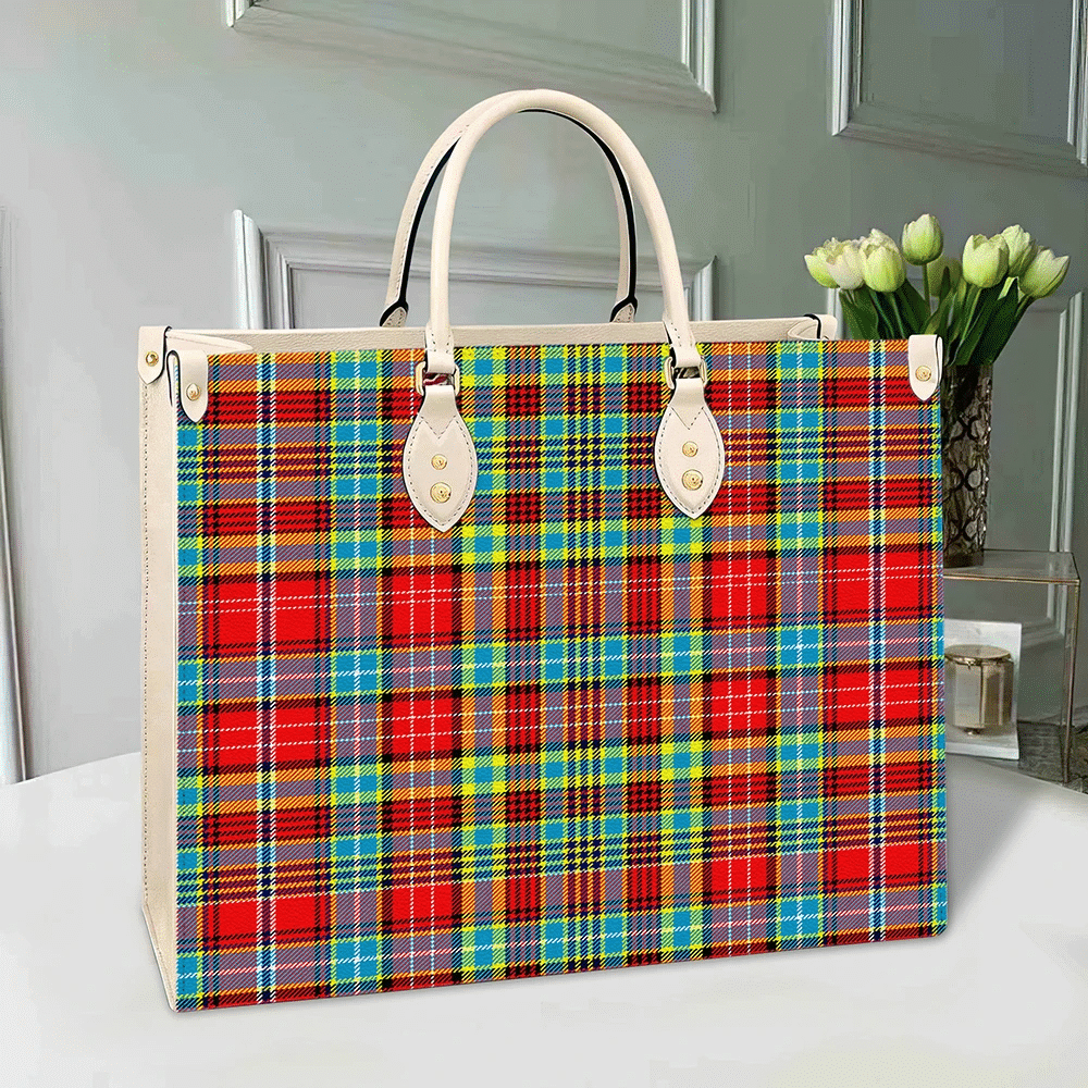 Ogilvie Tartan Leather Bag