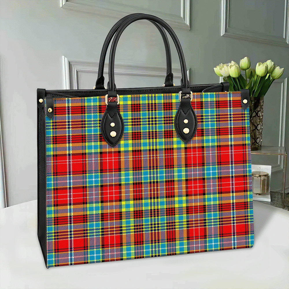 Ogilvie Tartan Leather Bag