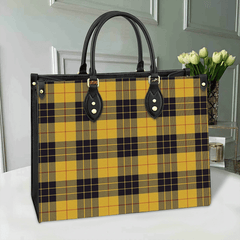 MacLeod of Lewis Ancient Tartan Leather Bag