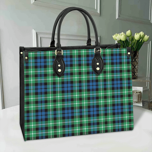 Graham of Montrose Ancient Tartan Leather Bag