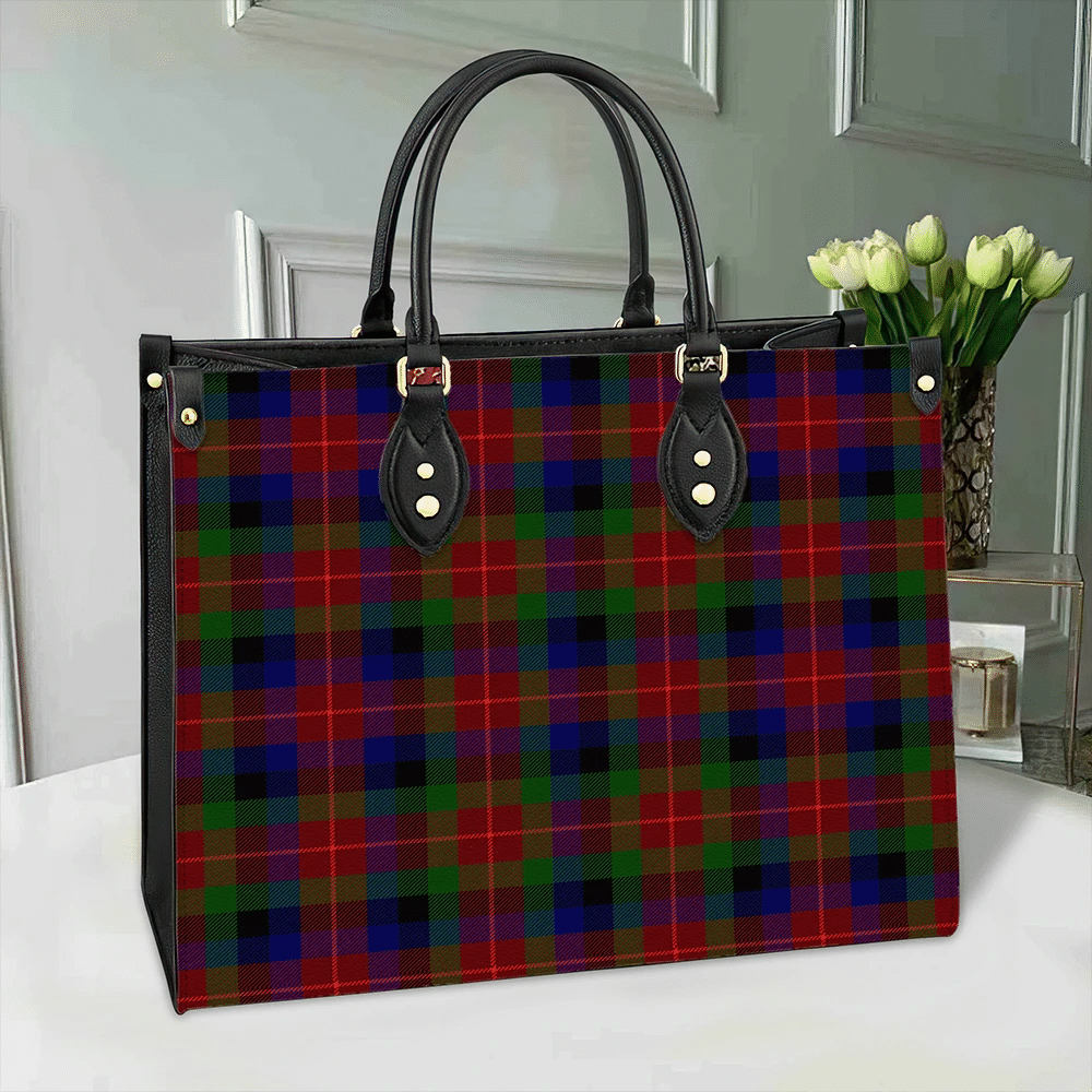 Tennant Tartan Leather Bag