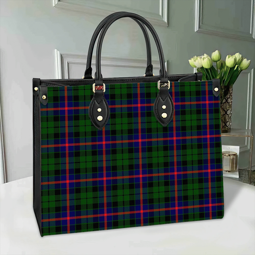 Morrison Modern Tartan Leather Bag