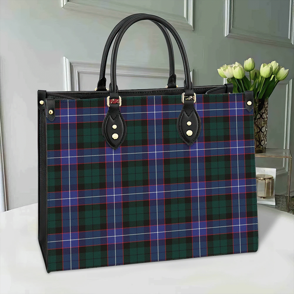 Guthrie Modern Tartan Leather Bag