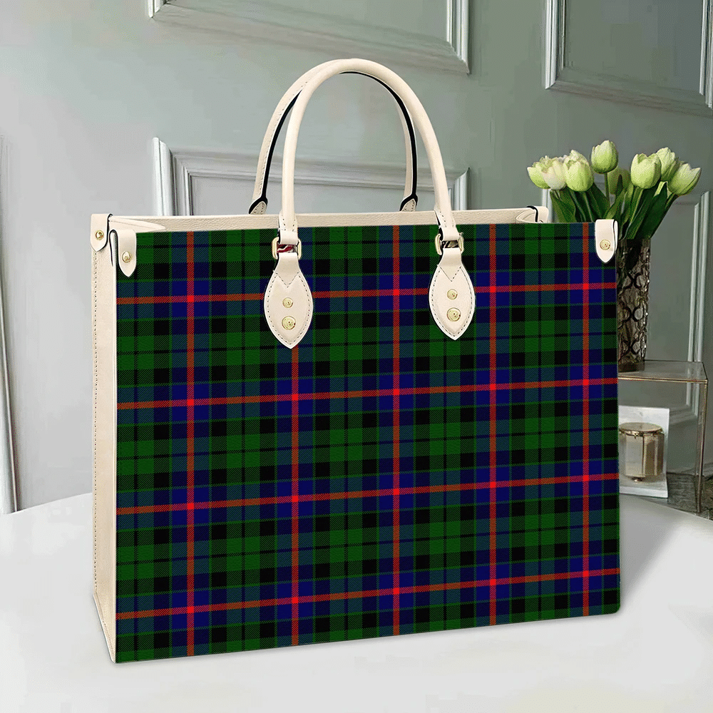 Morrison Modern Tartan Leather Bag