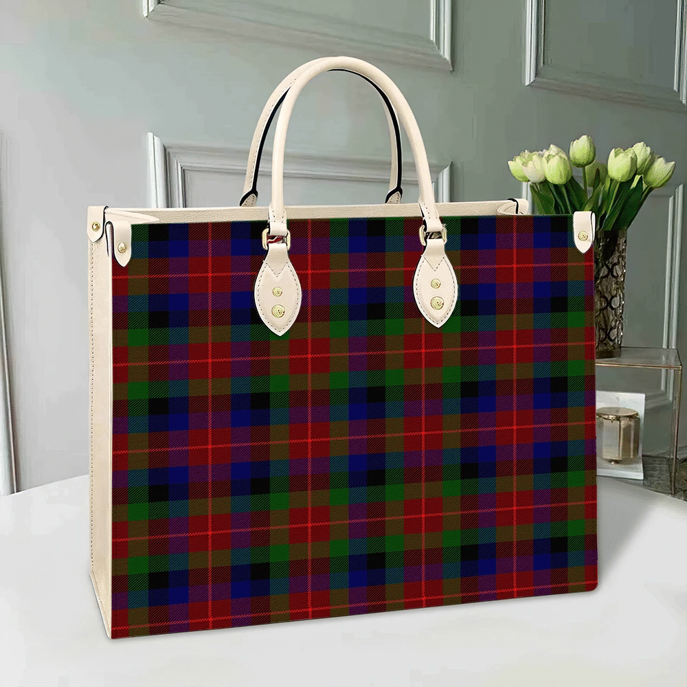 Tennant Tartan Leather Bag
