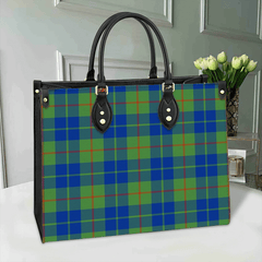 Barclay Hunting Ancient Tartan Leather Bag
