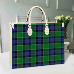 Graham of Menteith Modern Tartan Leather Bag