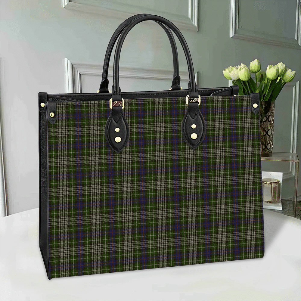 Davidson Tulloch Dress Tartan Leather Bag