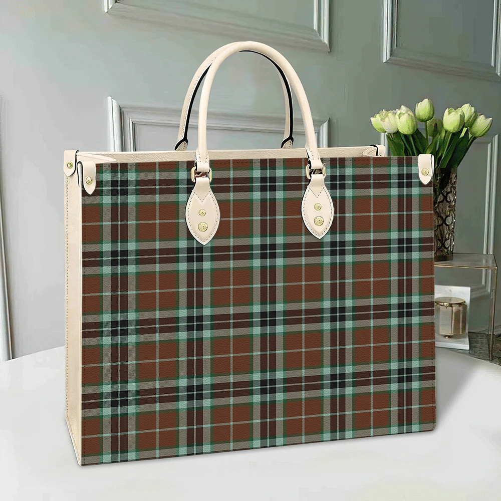 Thomson Hunting Modern Tartan Leather Bag