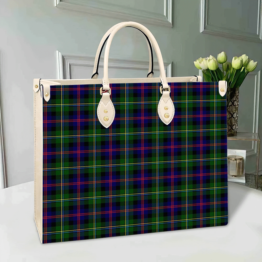 Malcolm Modern Tartan Leather Bag