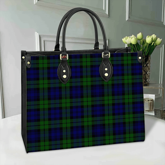 Campbell Modern Tartan Leather Bag