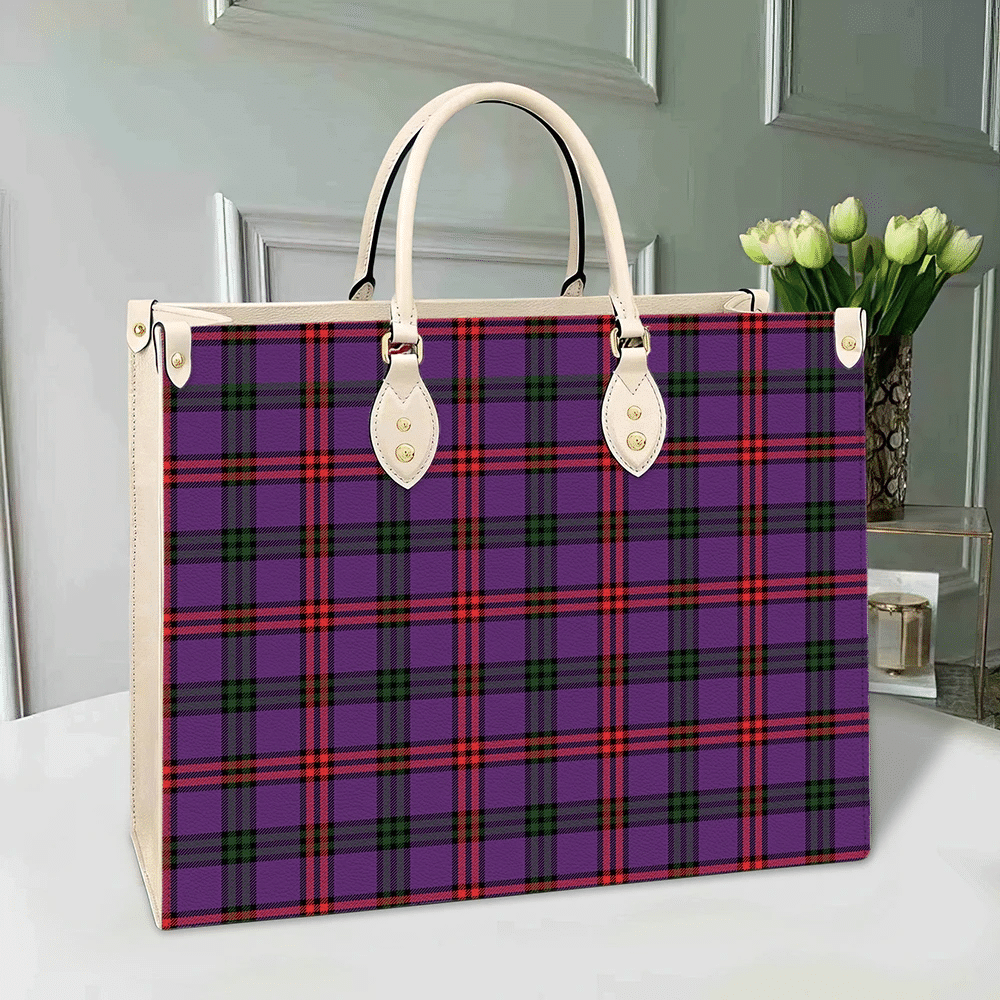 Montgomery Modern Tartan Leather Bag