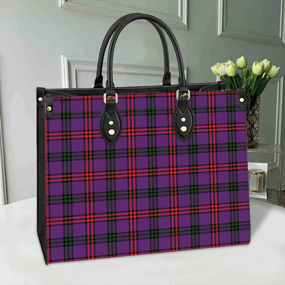 Montgomery Modern Tartan Leather Bag