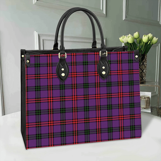 Montgomery Modern Tartan Leather Bag