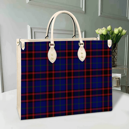 Home Modern Tartan Leather Bag